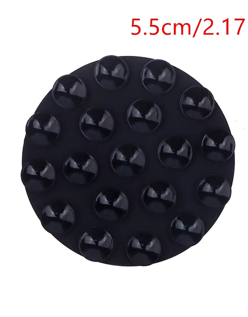 Load image into Gallery viewer, Double Side Silicone Suction Pad for Mobile Phone Fixture Suction Cup Backed Adhesive Silicone Rubber Sucker Pad for Fixed Pad
