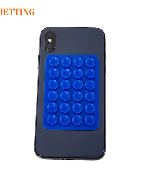 Load image into Gallery viewer, Double Side Silicone Suction Pad for Mobile Phone Fixture Suction Cup Backed Adhesive Silicone Rubber Sucker Pad for Fixed Pad

